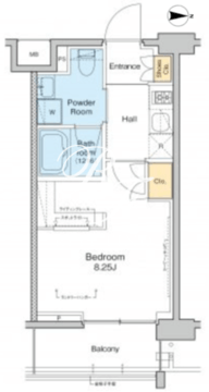 プラウドフラット中野 504 間取り図