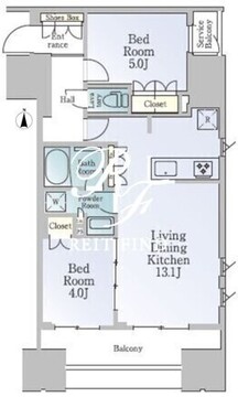 ルフォンブランシェ品川南大井 316 間取り図