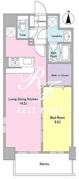 ラポール両国 804 間取り図