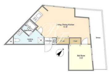 ザ・コンタ旗の台 401 間取り図