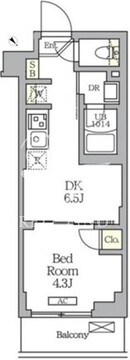 ハーモニーレジデンス馬込 205 間取り図