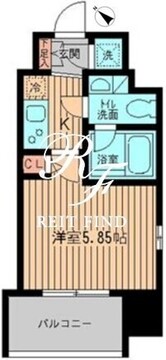 レジディア大森 403 間取り図