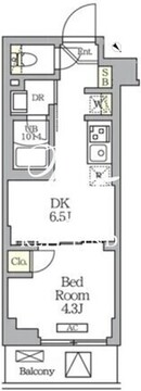 ハーモニーレジデンス馬込 102 間取り図