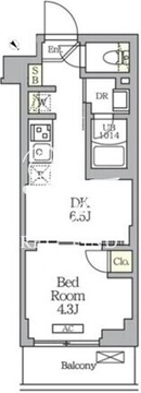 ハーモニーレジデンス馬込 103 間取り図