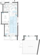 ズーム蒲田イースト 105 間取り図