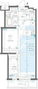 ズーム蒲田イースト 205 間取り図