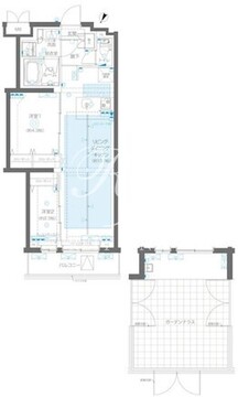 ズーム蒲田イースト 103 間取り図