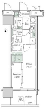ブルックサイドレジデンス木場 424 間取り図