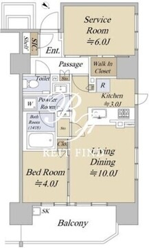 シティハウス巣鴨 703 間取り図