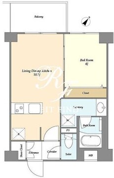 グランカーサ清澄白河 207 間取り図