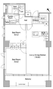 コンフォリア東池袋ウエスト 1006 間取り図