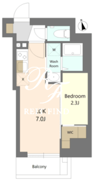 プロスタイルウェルス新小岩 1002 間取り図