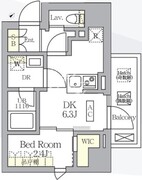アークマーク大塚 201 間取り図