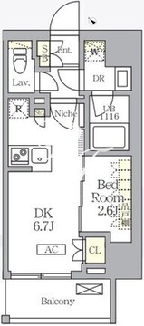 アークマーク大塚 302 間取り図