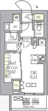 アークマーク大塚 903 間取り図
