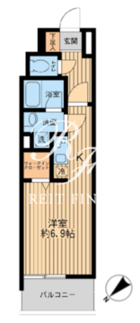 日本橋ファーストレジデンス 305 間取り図