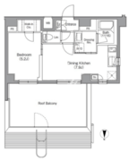 ボアビスタ門前仲町 1004 間取り図