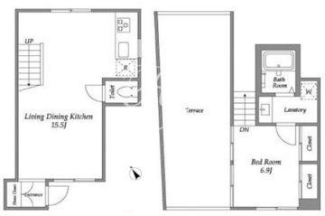 TAKANAWA NODE B 間取り図
