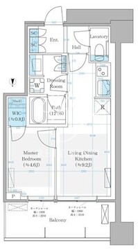 パークシティ中野ザタワーブリーズ 716 間取り図