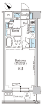 パークアクシス板橋ミューズ 206 間取り図