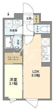 ウェルスクエア中野坂上2 103 間取り図