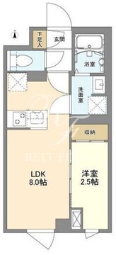 ウェルスクエア中野坂上2 202 間取り図