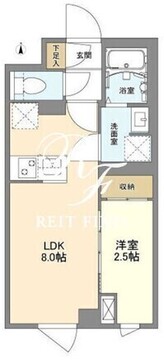 ウェルスクエア中野坂上2 402 間取り図