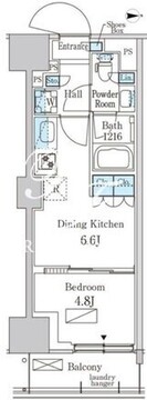パークアクシス品川天王洲アイル 219 間取り図