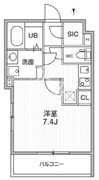 THE PALMS MUSE 新江古田 405 間取り図