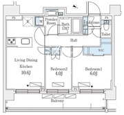 シーズンフラッツ町屋 704 間取り図
