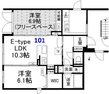 サンレジデンス 101 間取り図