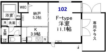 サンレジデンス 102 間取り図