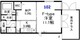 サンレジデンス 102 間取り図