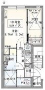 ラヴィエール秋葉原 101 間取り図