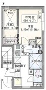 ラヴィエール秋葉原 102 間取り図