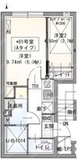 ラヴィエール秋葉原 201 間取り図