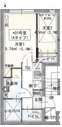ラヴィエール秋葉原 401 間取り図