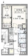 ラヴィエール秋葉原 202 間取り図