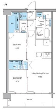 ルフォンプログレ高田馬場ノース 319 間取り図