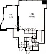 渋谷プロパティータワー 1501 間取り図