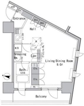 パークアクシス本郷の杜 904 間取り図