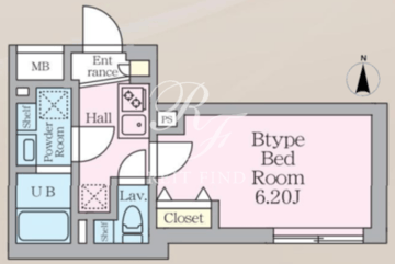 マジェスティックライフ武蔵小山 102 間取り図