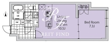 エクサム新中野2 402 間取り図