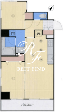 カスタリア浅草橋 804 間取り図