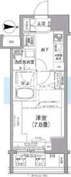 アイル秋葉原ノースドゥーエ 402 間取り図