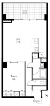 プライムアーバン浮間公園 504 間取り図