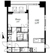 レジディア日本橋馬喰町3 1002 間取り図