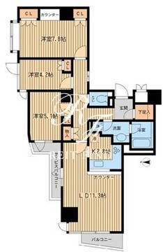 KDXレジデンス千駄木 902 間取り図