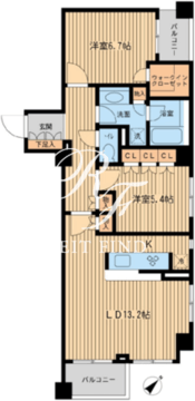 レジデンス三宿 301 間取り図