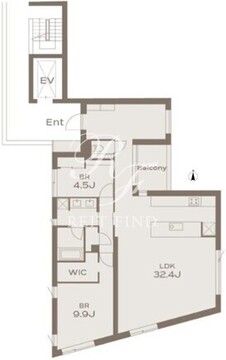 THE GRANDUO KAMIMEGURO 301 間取り図